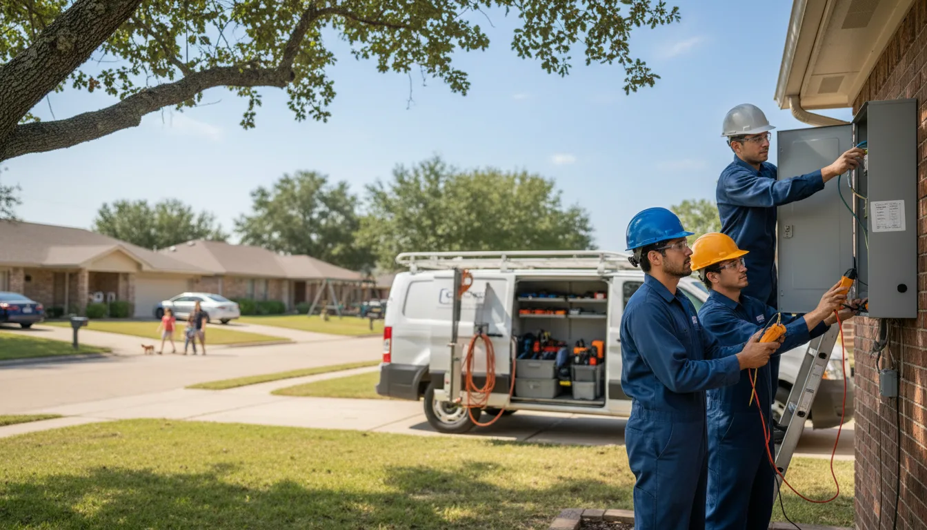 Certified electrician providing emergency electrical services in Little Rock, IA